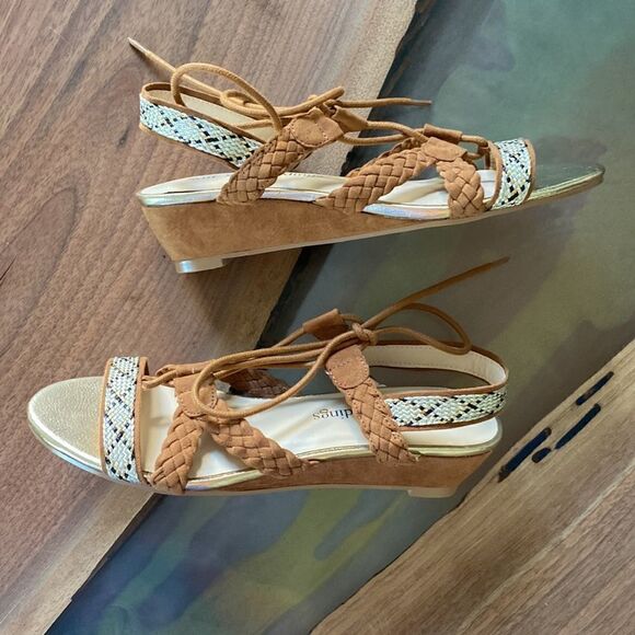 SOFT Surroundings Myra Braided Strap Sandals NWT - Picture 2 of 8